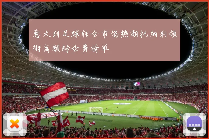 意大利足球转会市场热潮托纳利领衔高额转会费榜单